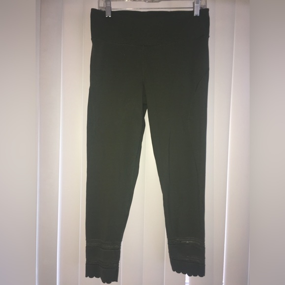 Large-Free People Movement High Rise 7/8 Genesis Secret Moss Green Leggings - Picture 5 of 17